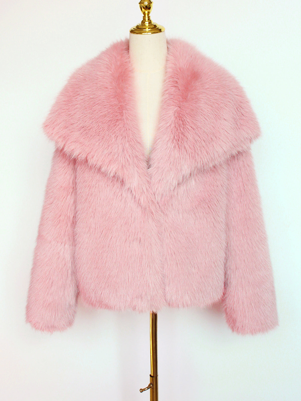 Women's Short Faux Fur Coat