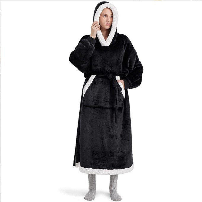 Women's Lace Long Sleeve Hooded Top