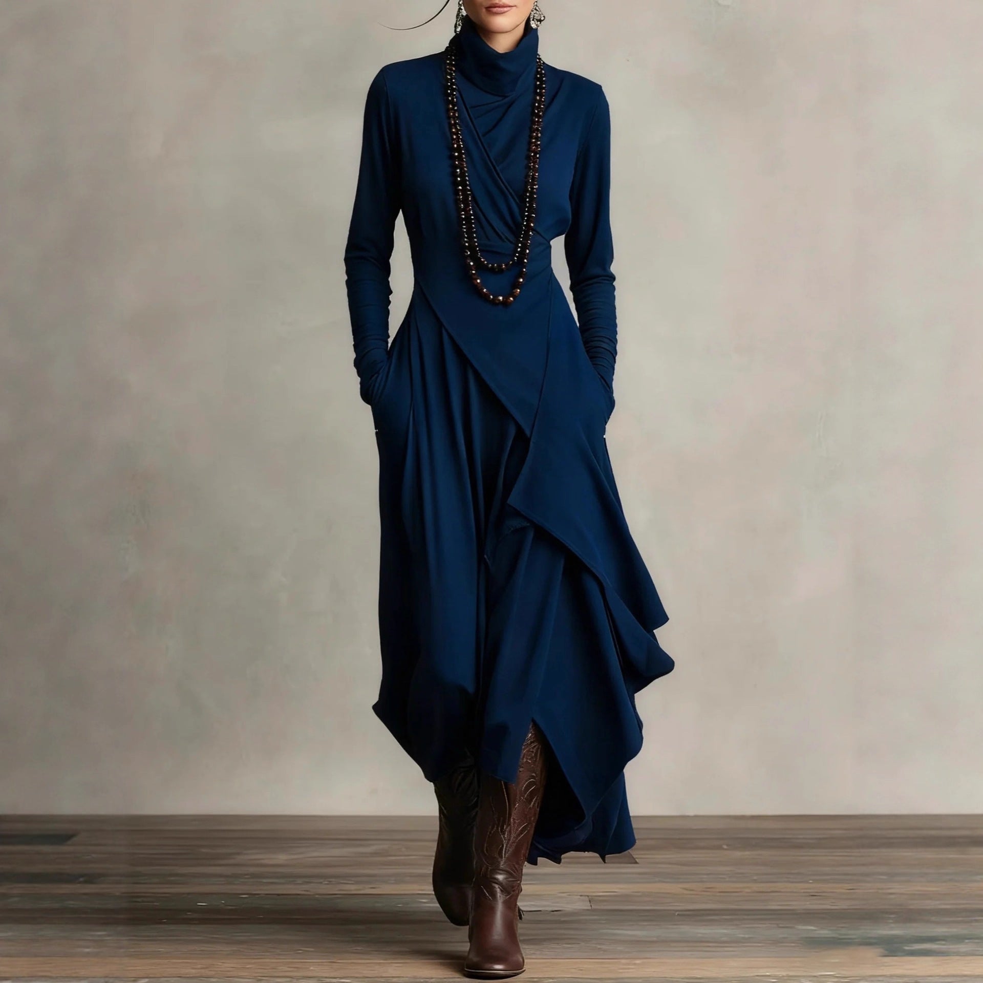 Becimi Women's Long Sleeve Maxi Dress