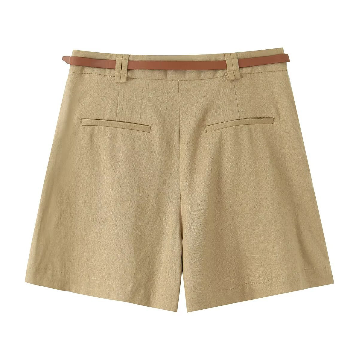 Women's Casual Linen Blend Shorts