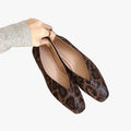JOSIE — Women's Animal Print Square Toe Loafers