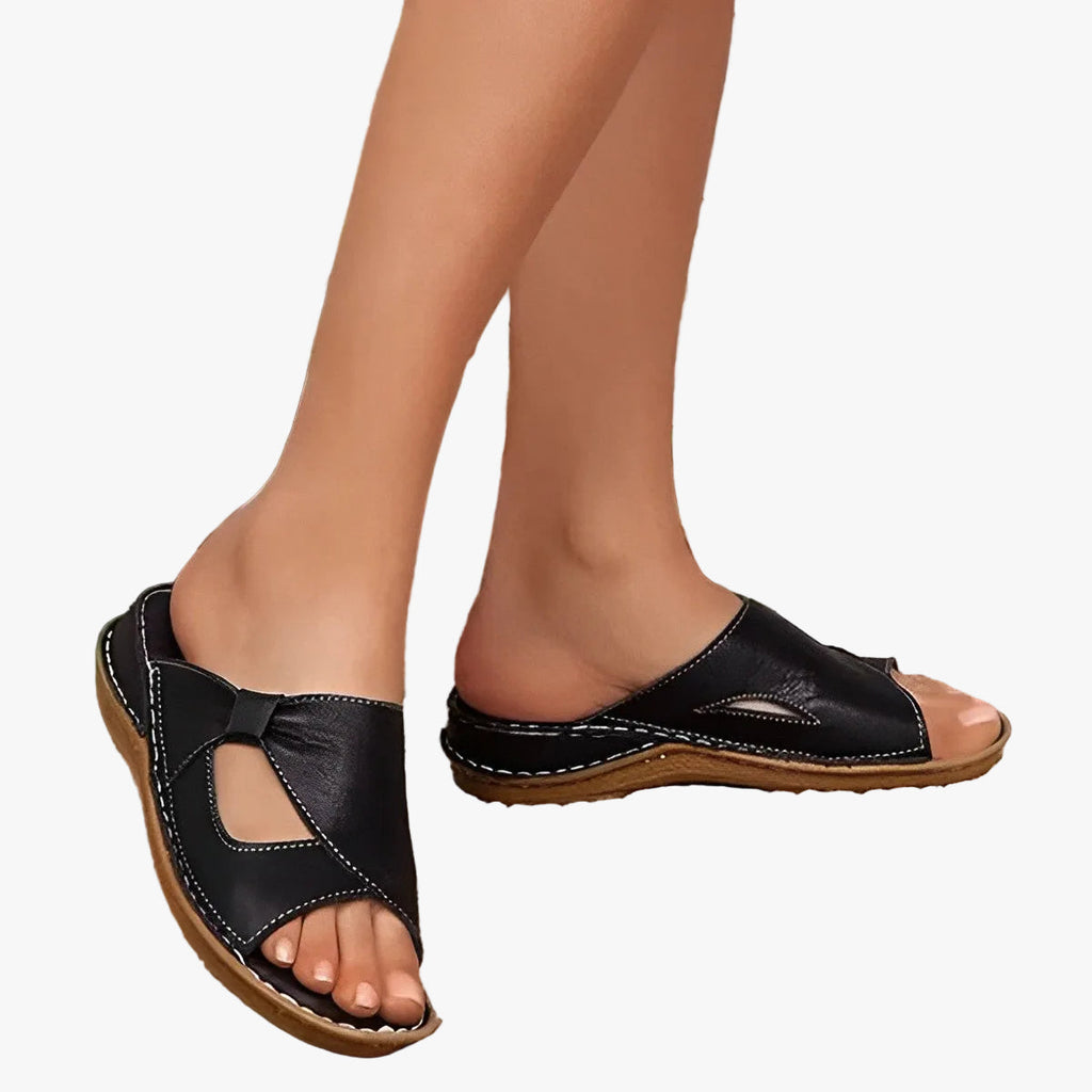 MIRABEL — Women's Stitched Slide Sandals