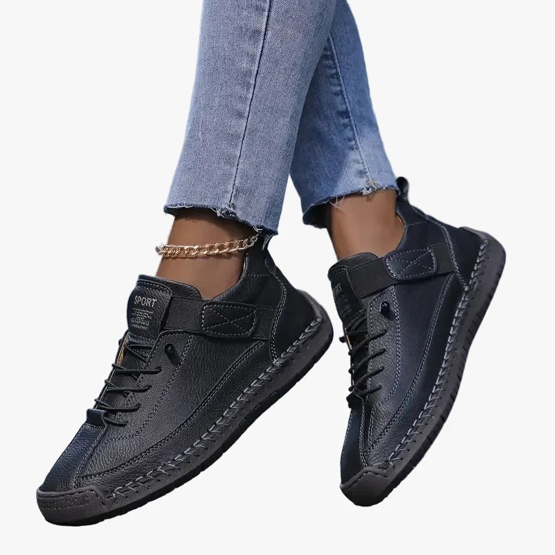 NADIA — Women's Faux Suede Strap Sneakers
