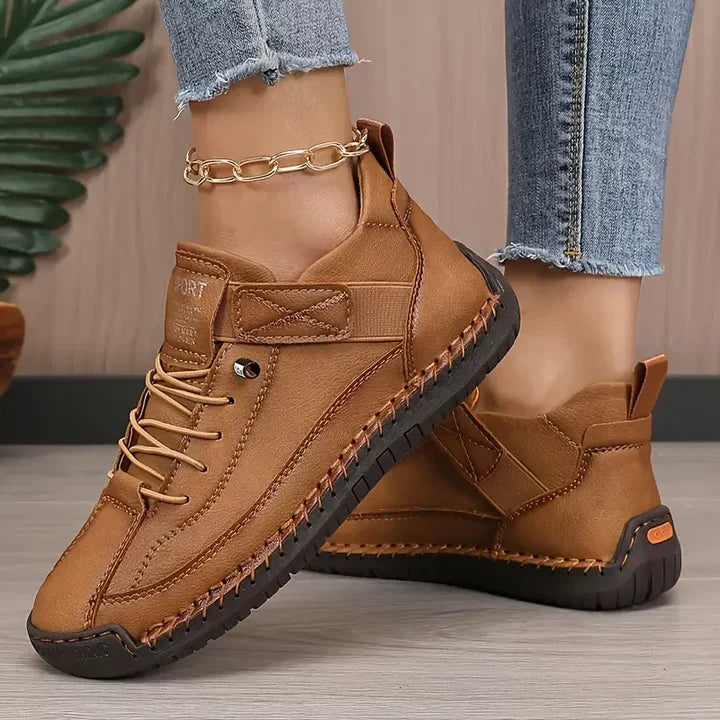 NADIA — Women's Faux Suede Strap Sneakers