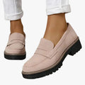 HARLOW — Women's Moc Toe Lug Sole Loafers