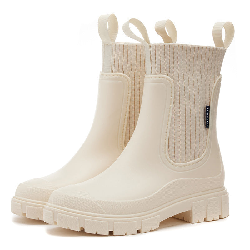 FREYA — Women's Rubber Lug Sole Ankle Boots