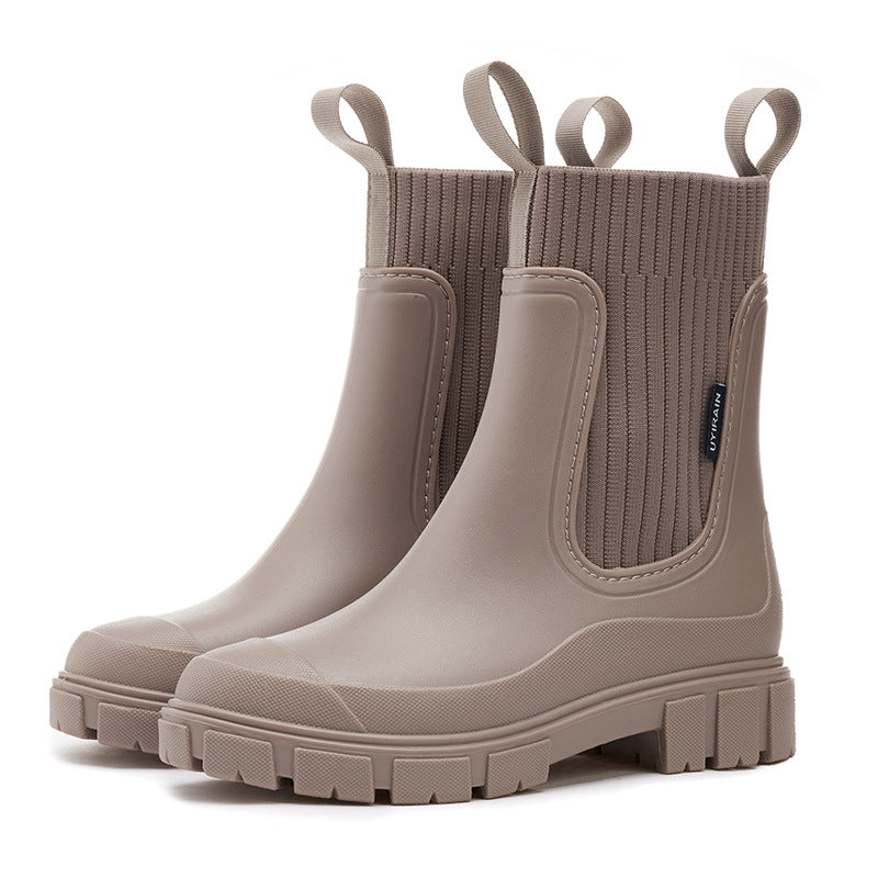 FREYA — Women's Rubber Lug Sole Ankle Boots