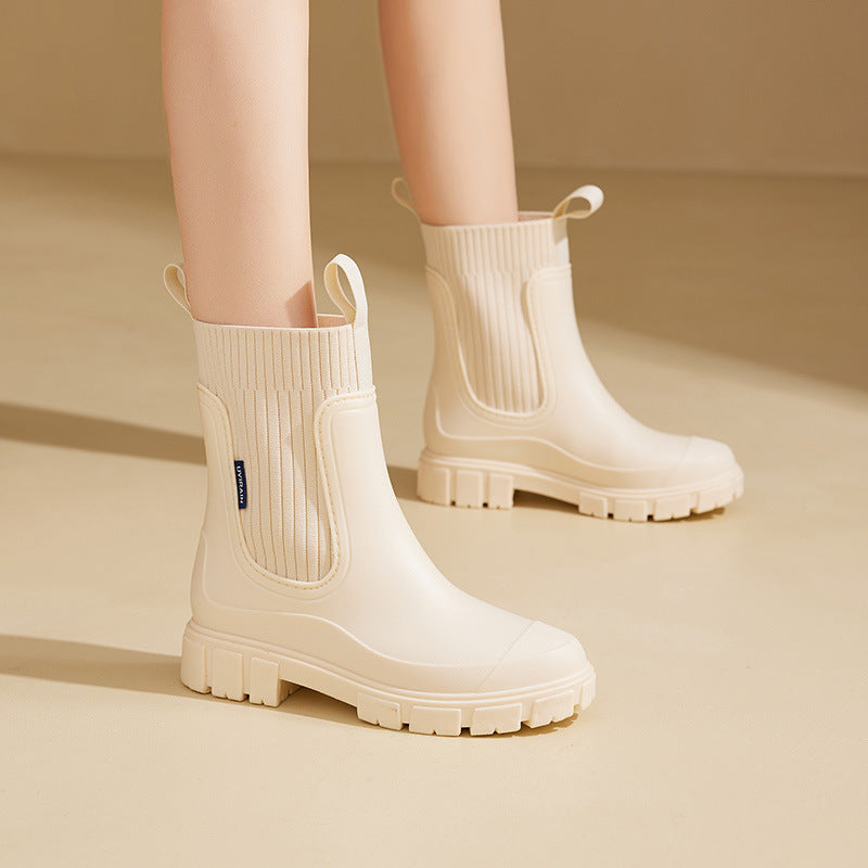 FREYA — Women's Rubber Lug Sole Ankle Boots