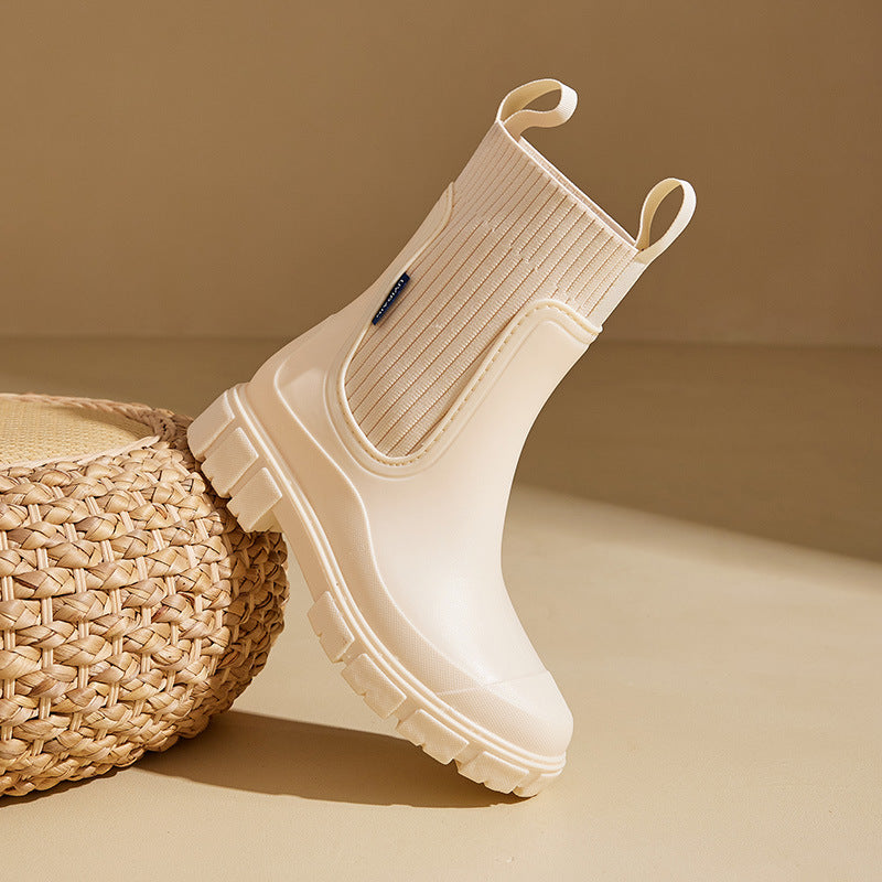FREYA — Women's Rubber Lug Sole Ankle Boots