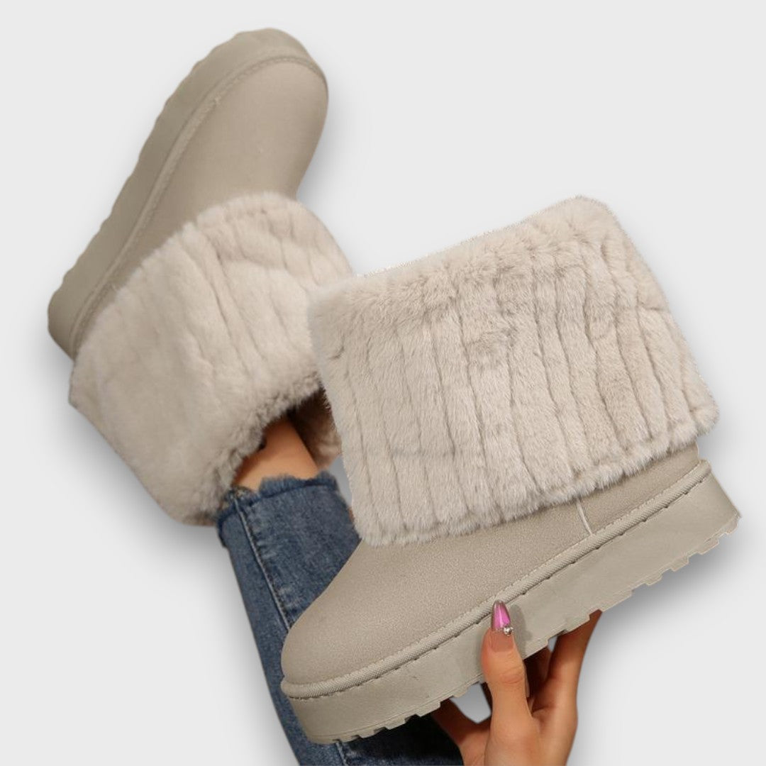IMOGEN — Women's Fold-Over Cuff Platform Ankle Boots