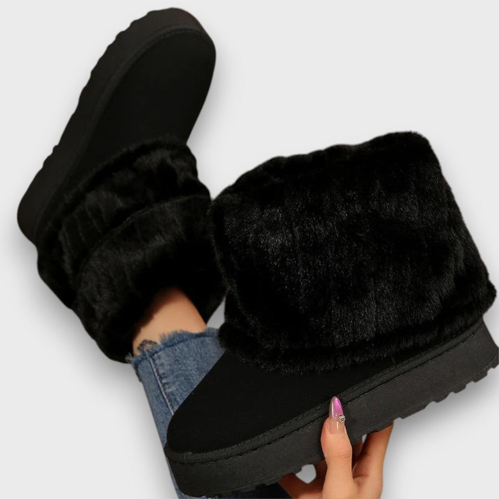 IMOGEN — Women's Fold-Over Cuff Platform Ankle Boots