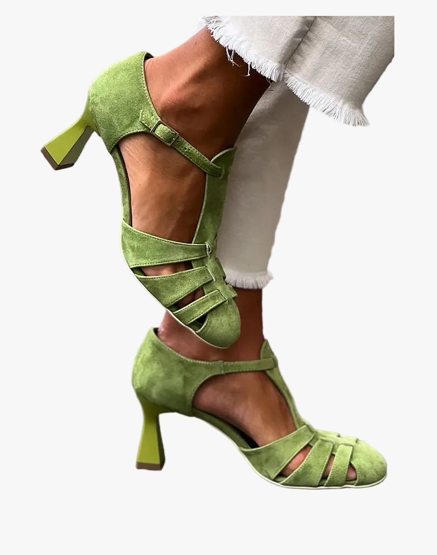 NOELLE — Women's Multi-Strap Buckle Heels