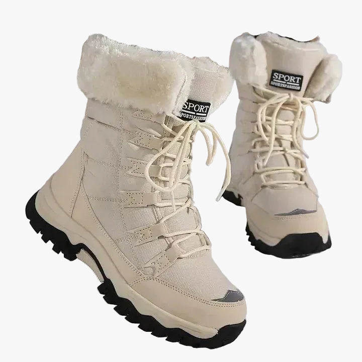 MARLOWE — Women's Lace-Up Winter Lug Boots