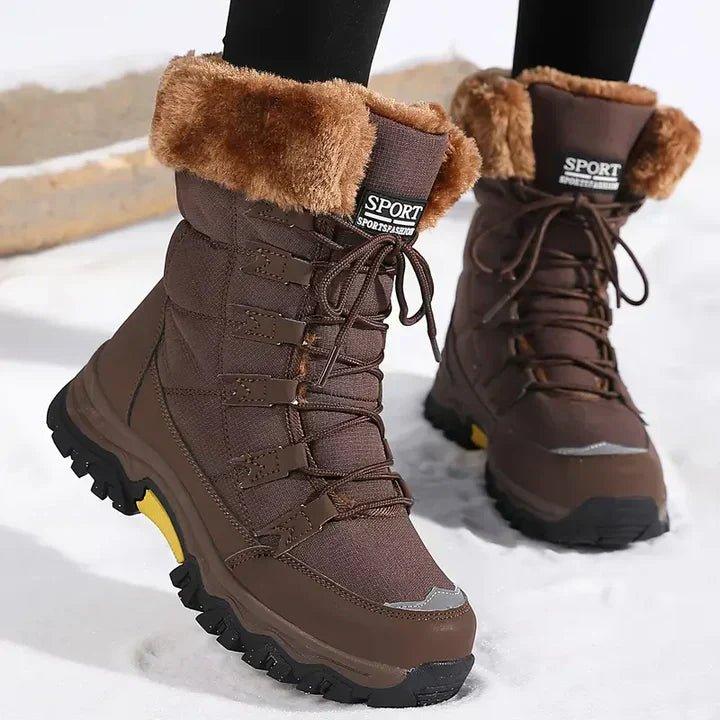 MARLOWE — Women's Lace-Up Winter Lug Boots